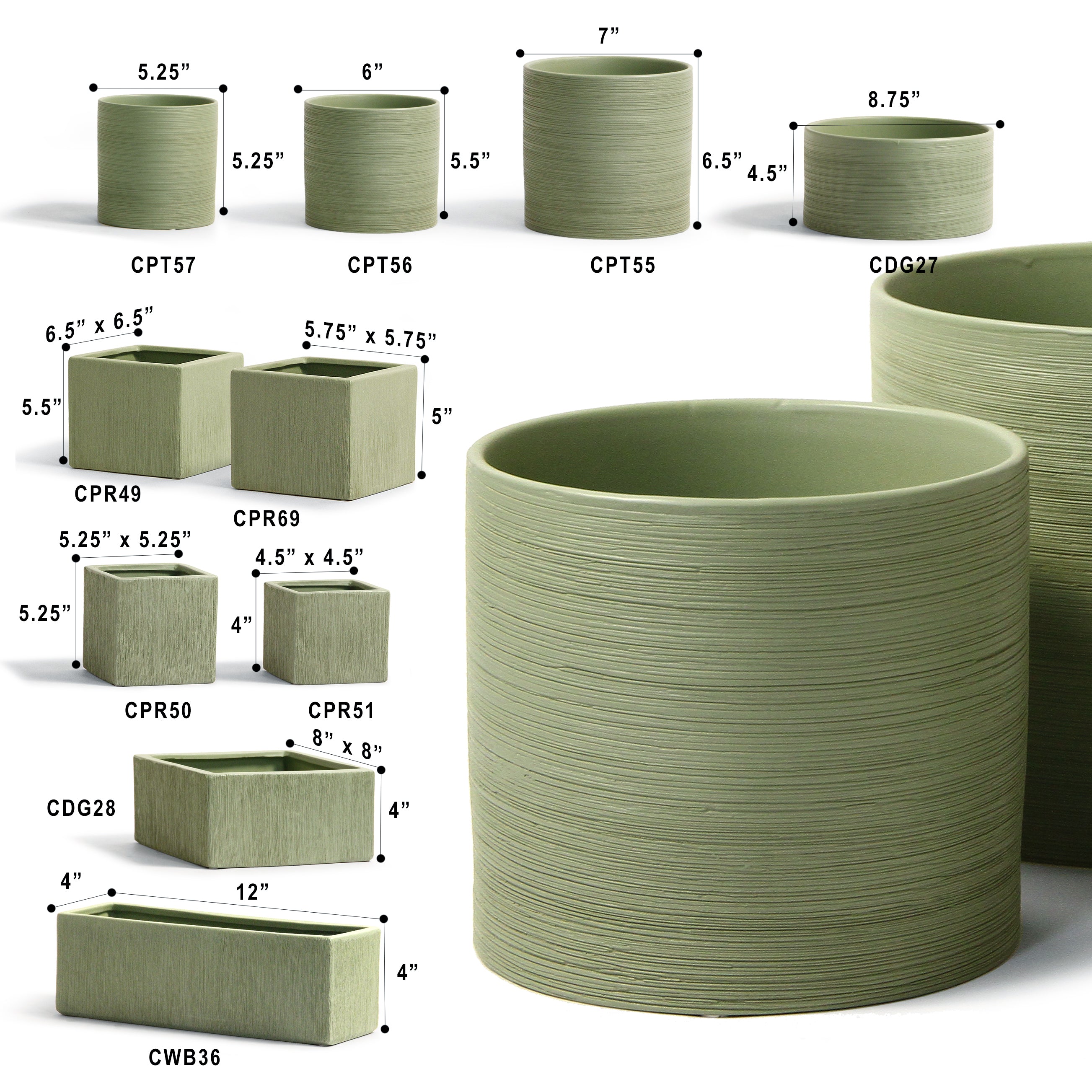 Decorative Ceramic Pots & Planters Wholesale