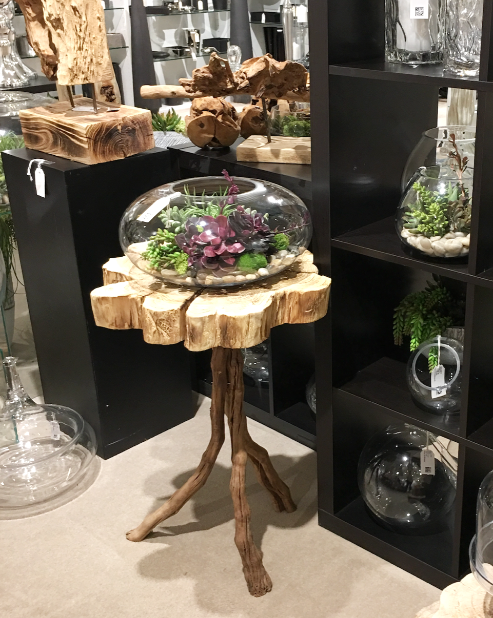 Fragmented Trunk Side Table