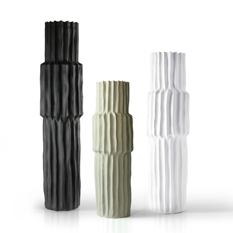 Flute Glaze Vase