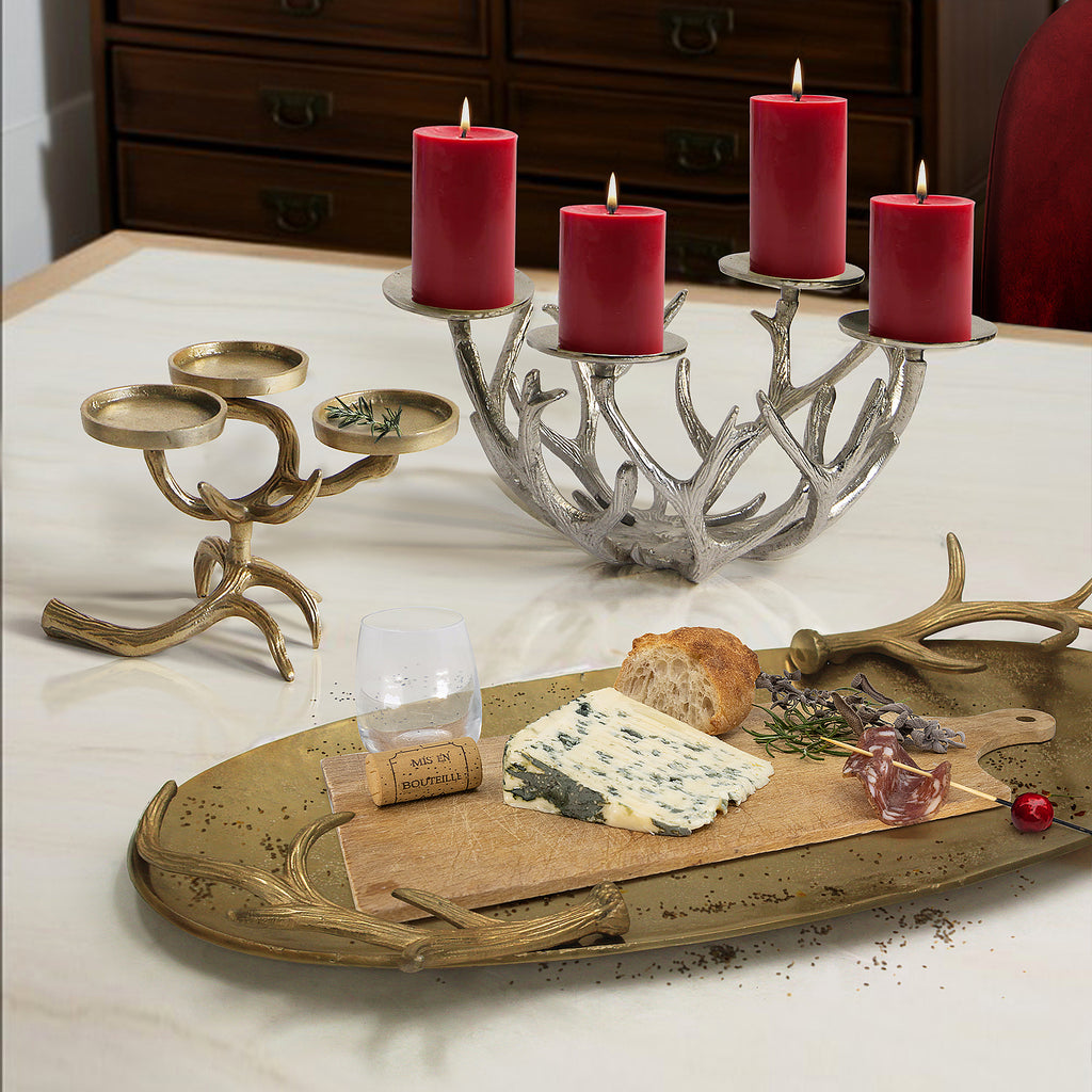 Eterna Antler Pillar Candle Holder