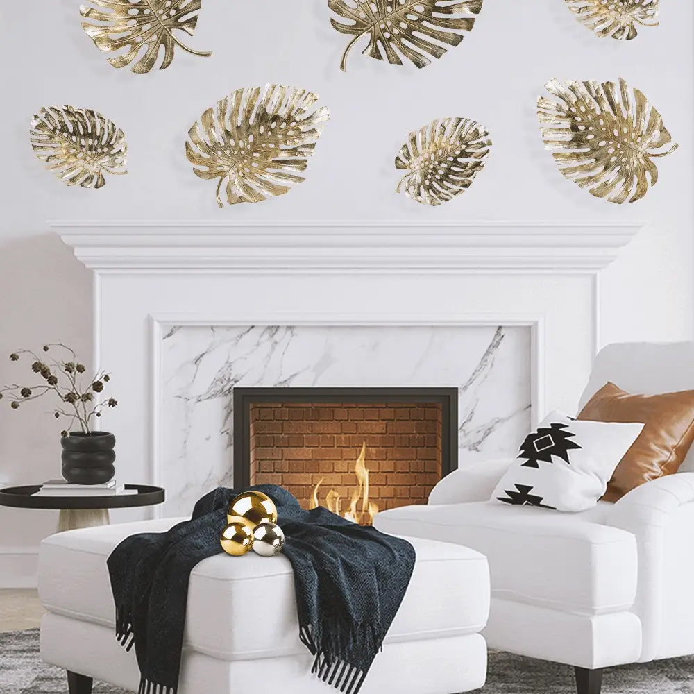 monstera wall decor Monstera Leaf Platter and Wall Art Hanging Décor