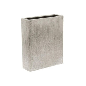 Etched Metallic Silver Cube & Squares Collection