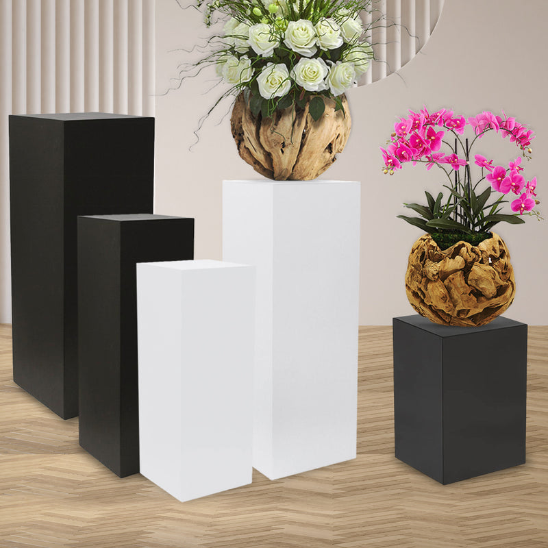 Wood Block Column - Wholesale Decorative Wooden Pots & Planters, Wood Columns, Natural Wood Plant Stands, Log Decor Home Accents in Bulk | Unlimited Containers Inc
