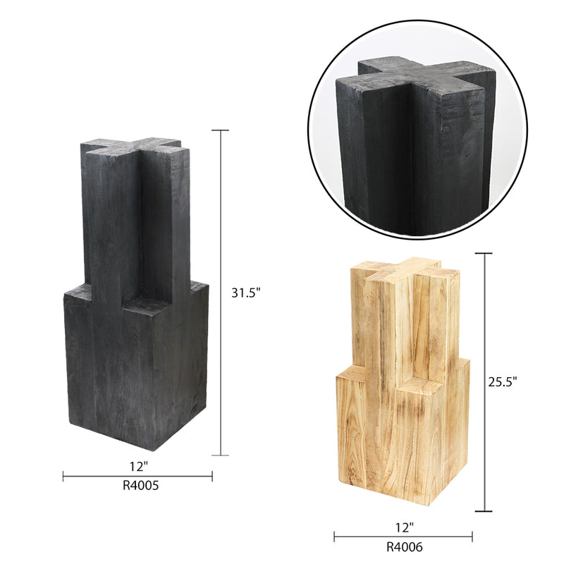 Wood Pot and Column - Wholesale Decorative Wooden Pots & Planters, Wood Columns, Natural Wood Plant Stands, Log Decor Home Accents in Bulk | Unlimited Containers Inc