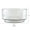Fluted Vase - Beautiful Glass Flower Arrangement Vase | Unlimited Containers | Wholesale Decorative Floral Vases Supplier