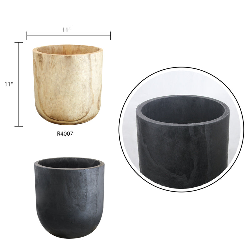Wood Pot and Column - Wholesale Decorative Wooden Pots & Planters, Wood Columns, Natural Wood Plant Stands, Log Decor Home Accents in Bulk | Unlimited Containers Inc