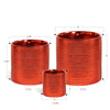 Etched Metallic Red Cylinder Collection