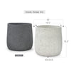 Cement Floor Planters