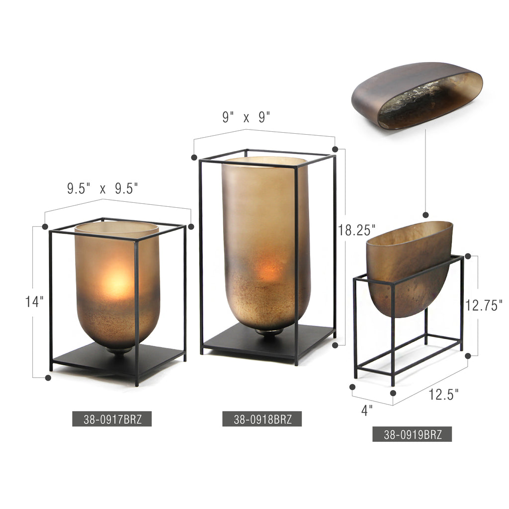 Astra Glow Candle Holder Vase