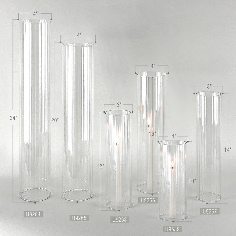 Pleated Glass Chimney