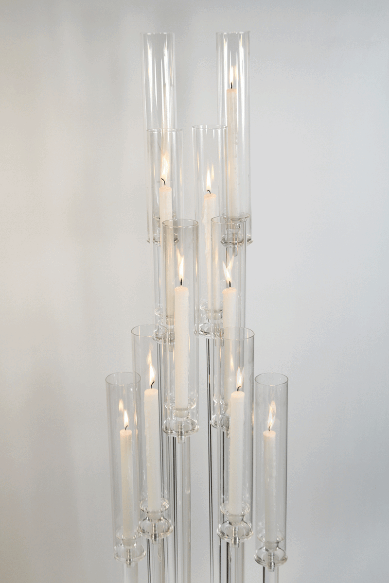Grand Prism Acrylic Candelabra