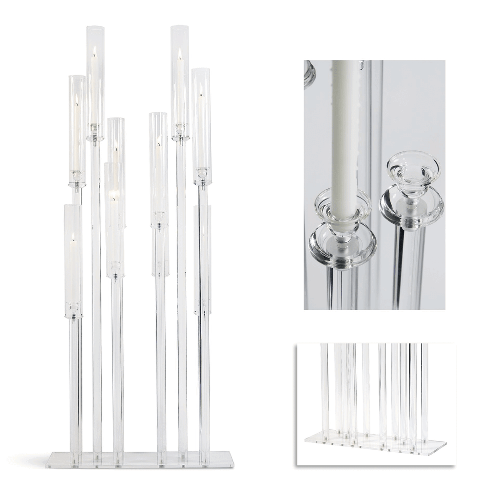 Grand Prism Acrylic Candelabra