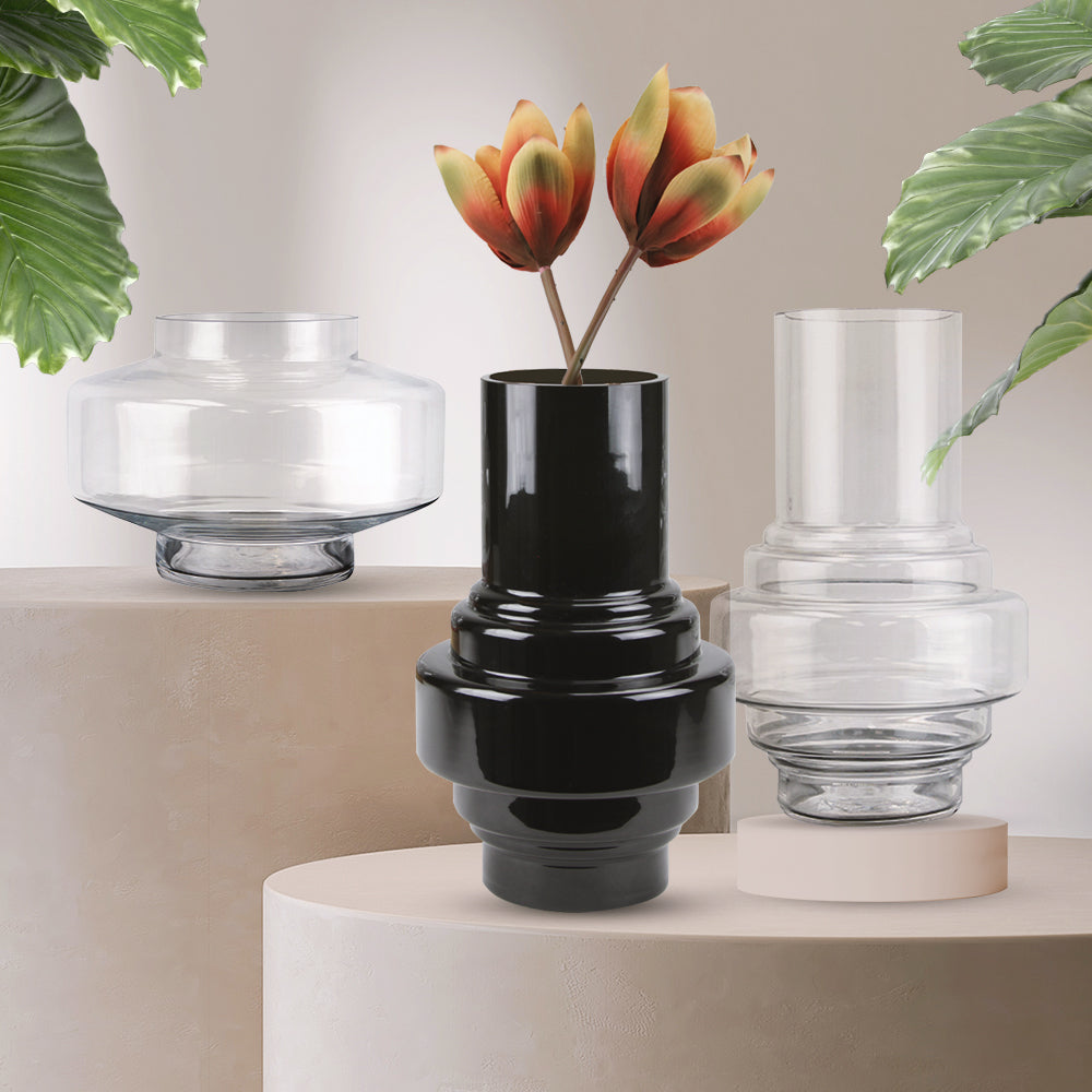 Lantern Collection - Decorative Glass Floral Vase | Unlimited Containers | Wholesale Vases For Florists