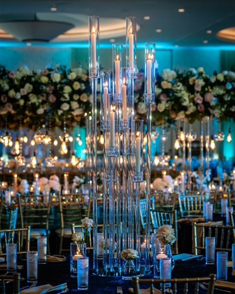 Grand Prism Acrylic Candelabra