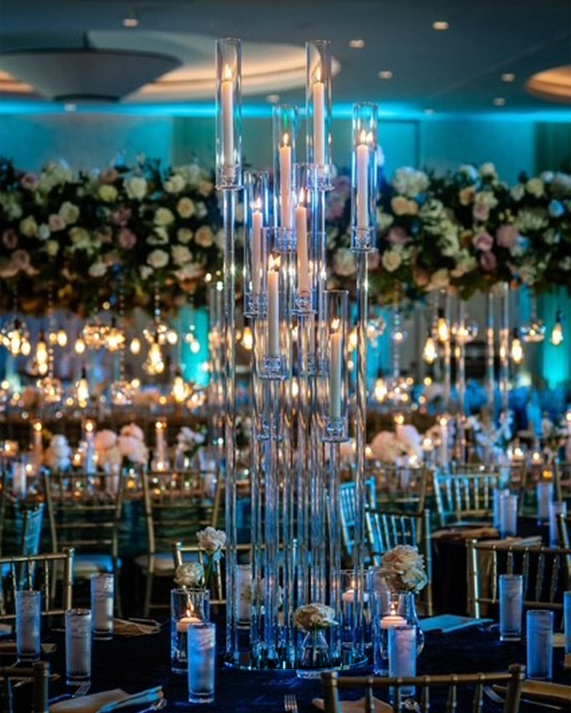Grand Prism Acrylic Candelabra