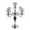 Crystal Candelabra and Stand