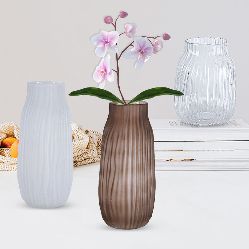 Medit Glass Vase - Decorative Glass Floral Vase | Unlimited Containers | Wholesale Vases For Florists