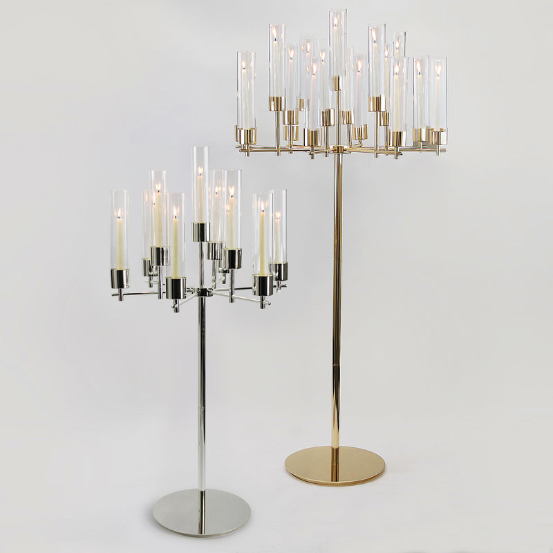 Metal Pillar Candle Stand