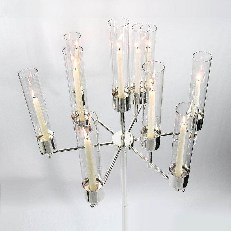 Metal Pillar Candle Stand
