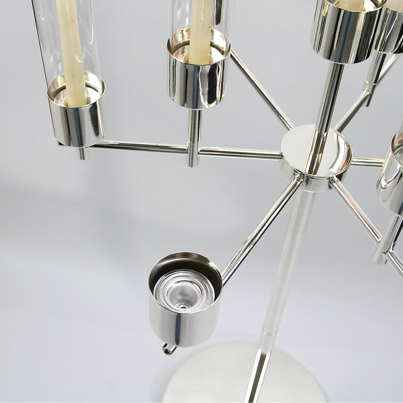 Metal Pillar Candle Stand