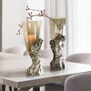 Tapered Elegance Glass Vase Candle Holder
