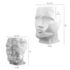 Moai Face Collection - Wholesale Poly Resin Vases for Flowers, Designer Poly Resin Columns, Aesthetic Stands and Modern Centerpieces in Bulk for Home Decor Industry | Unlimited Containers Inc