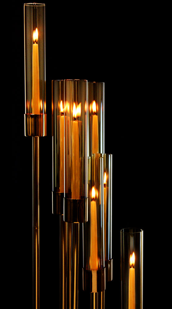 Grand Candle Stand - Wholesale Designer Metal Candleholders & Candelabras, Modern Centerpieces, Contemporary Plant Stands in Bulk for Interior Design & Home Decor | Unlimited Containers Inc