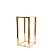 Metal Stand Display Pedestal (Electroplated) - Wholesale Designer Metal Candleholders & Candelabras, Modern Centerpieces, Contemporary Plant Stands in Bulk for Interior Design & Home Decor | Unlimited Containers Inc