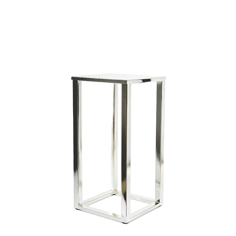 Metal Stand Display Pedestal (Electroplated) - Wholesale Designer Metal Candleholders & Candelabras, Modern Centerpieces, Contemporary Plant Stands in Bulk for Interior Design & Home Decor | Unlimited Containers Inc