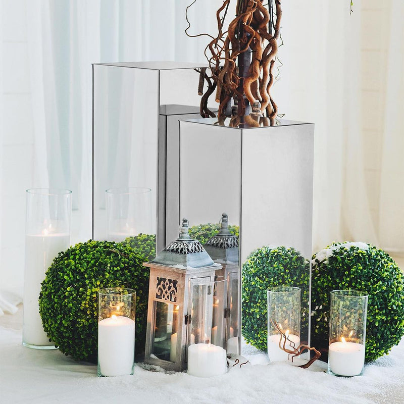 Mirror Glass Column - Wholesale Glass Floral Vases, Colorful Flower Vessels in Bulk & Decorative Containers For Florists | Unlimited Containers Inc