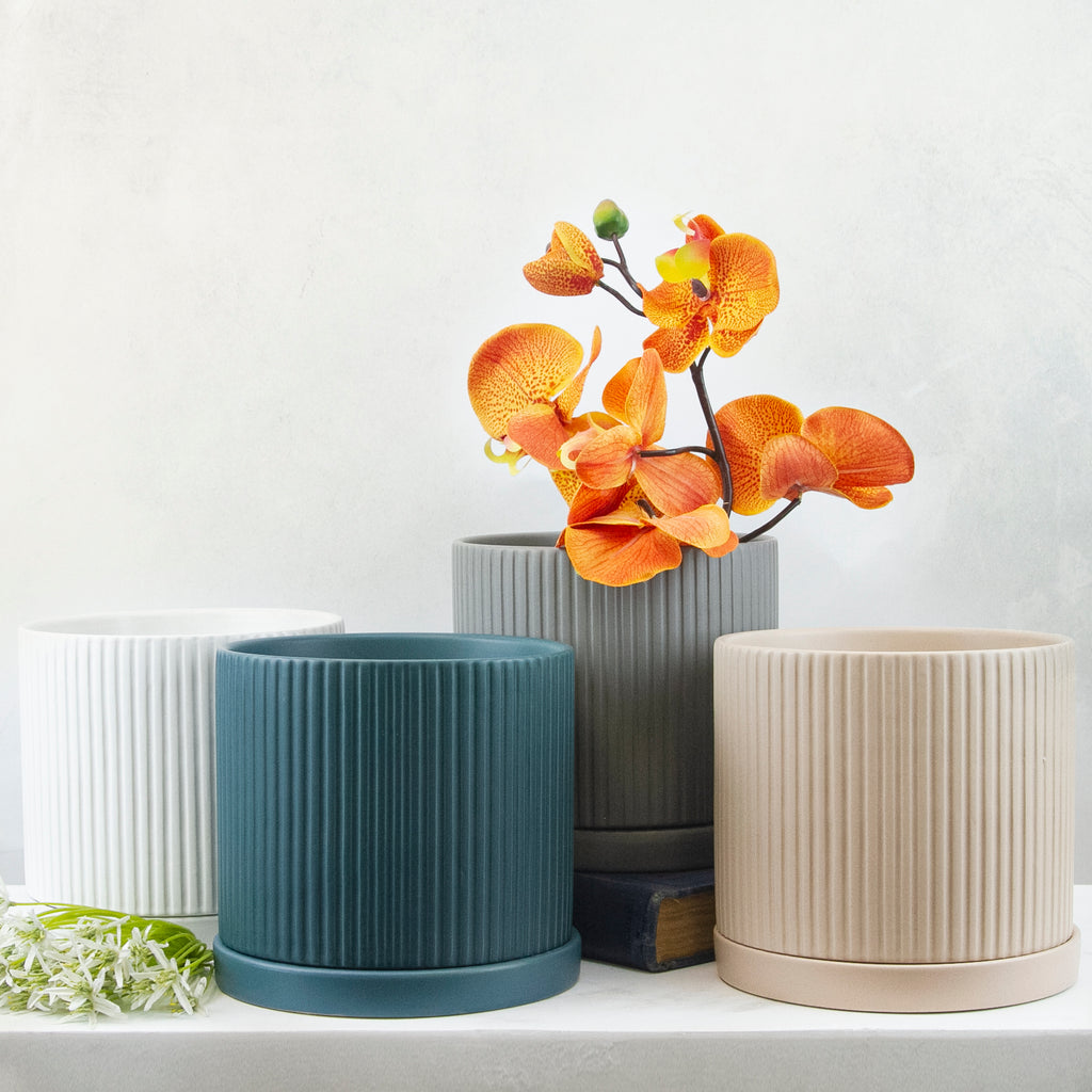 Vertical Striped Planter