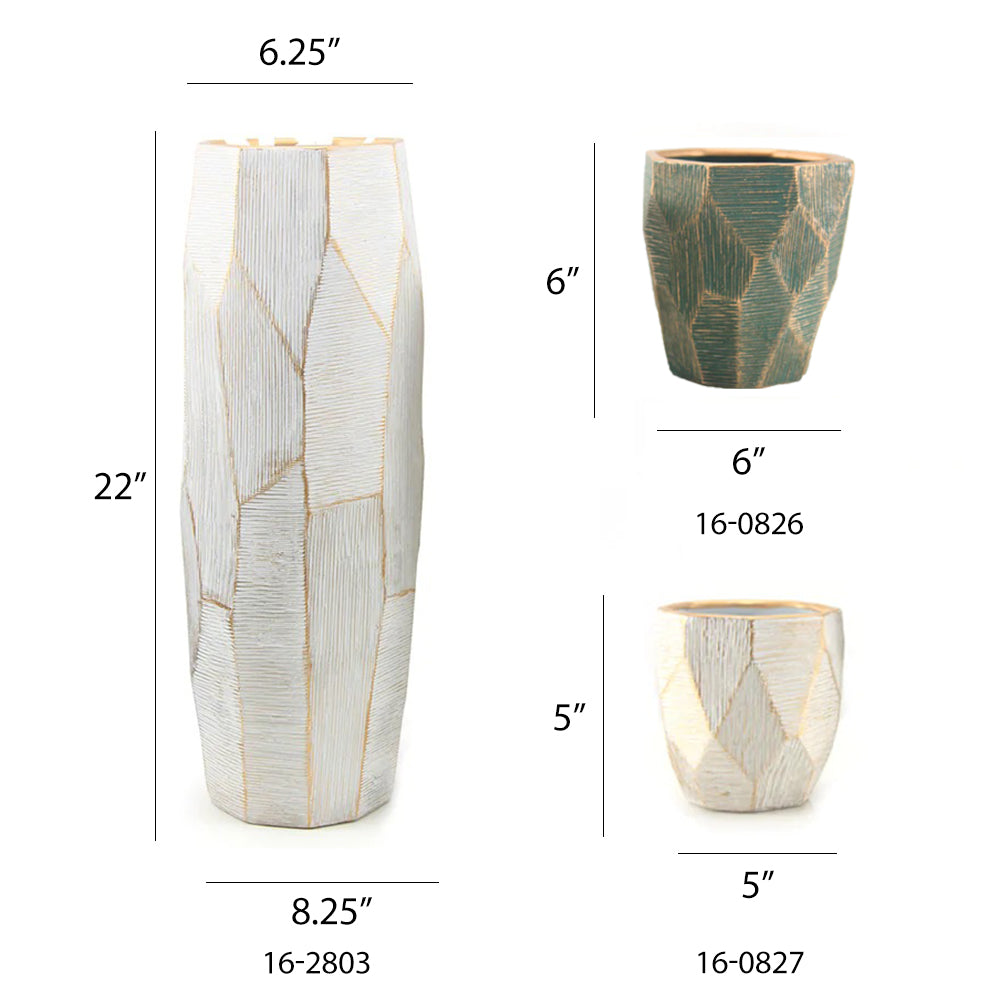 Bulk Decorative Ceramic Pots For Plants | Unlimited Containers | Ornamental Ceramic Containers for Home Decor Industry