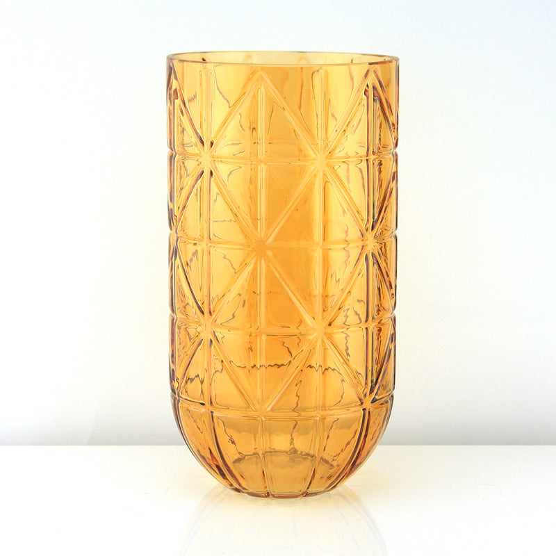 Geometric Glass Vase - Designer Glass Floral Vase | Unlimited Containers | Bulk Floral Vases For Florists