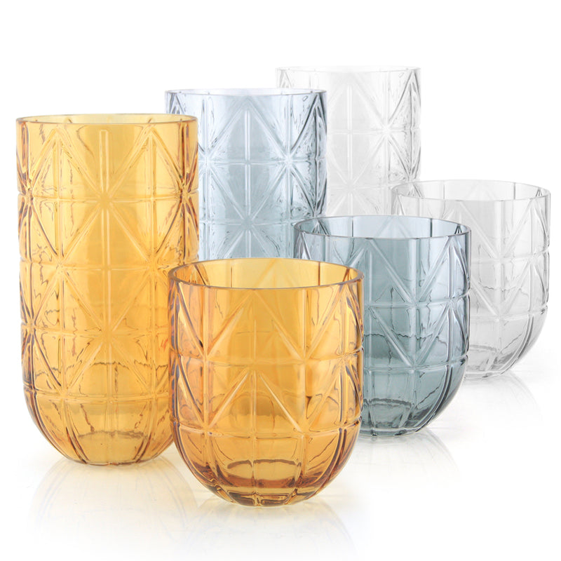 Geometric Glass Vase - Modern Glass Vases For Flowers | Unlimited Containers | Wholesale Decorative Vases For Flower Shops