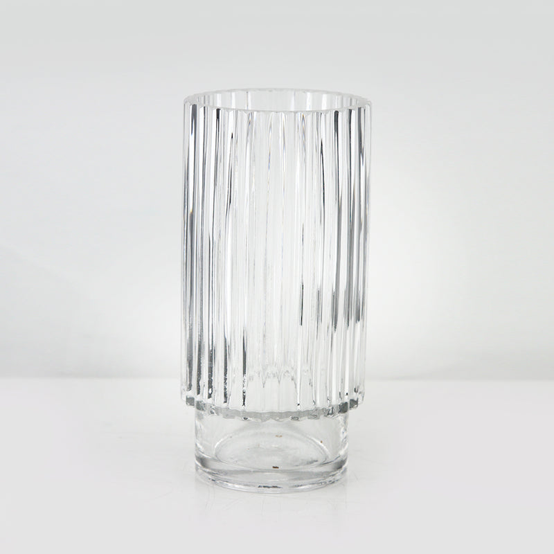 Fluted Vase - Wholesale Glass Floral Vases, Colorful Flower Vessels in Bulk & Decorative Containers For Florists | Unlimited Containers Inc