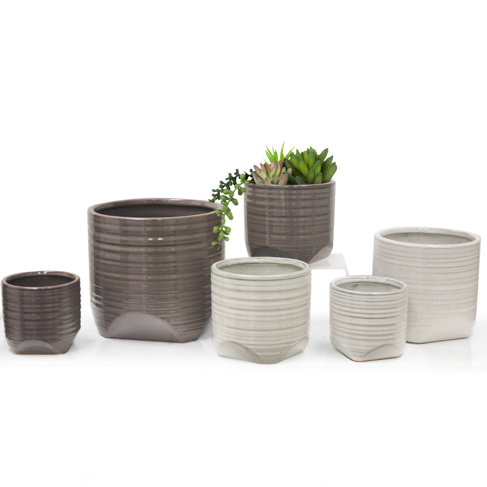 Ceramic Strip Pots