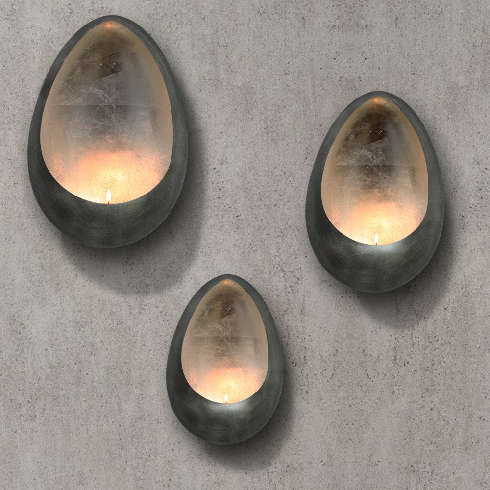 Metal Illumination Wall Hanging Candle Holder - Wholesale Designer Metal Candleholders & Candelabras, Modern Centerpieces, Contemporary Plant Stands in Bulk for Interior Design & Home Decor | Unlimited Containers Inc