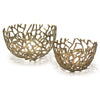 Twig Collection Bowl - Wholesale Designer Metal Candleholders & Candelabras, Modern Centerpieces, Contemporary Plant Stands in Bulk for Interior Design & Home Decor | Unlimited Containers Inc