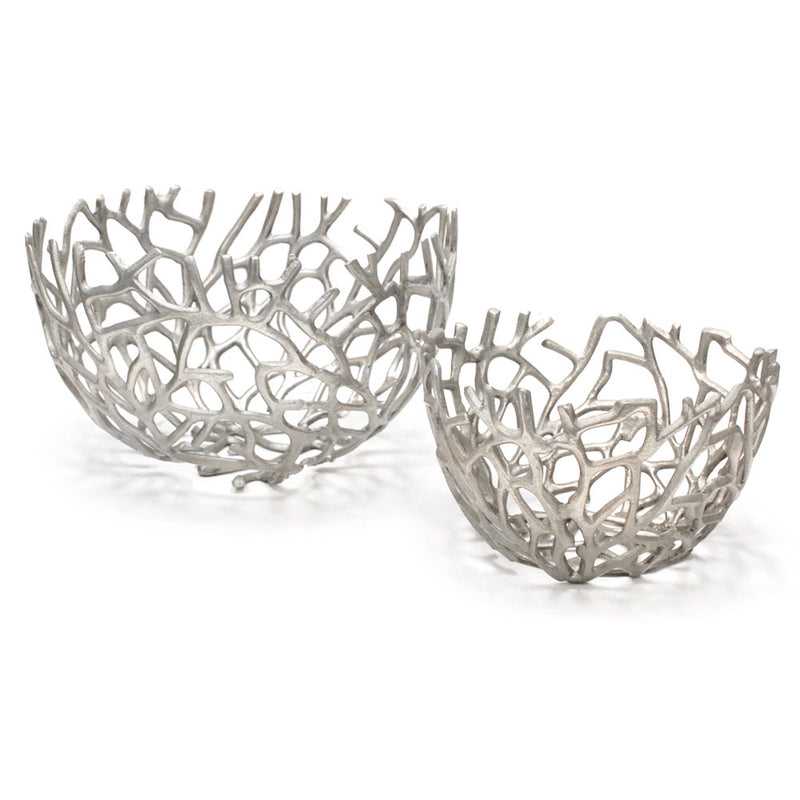 Twig Collection Bowl - Wholesale Designer Metal Candleholders & Candelabras, Modern Centerpieces, Contemporary Plant Stands in Bulk for Interior Design & Home Decor | Unlimited Containers Inc