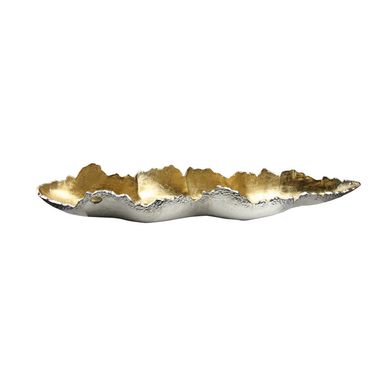 Pelagic Platter - Wholesale Designer Metal Candleholders & Candelabras, Modern Centerpieces, Contemporary Plant Stands in Bulk for Interior Design & Home Decor | Unlimited Containers Inc
