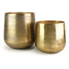 Metal Wash Texture Vase 31-0811, 31-0812 - Wholesale Designer Metal Candleholders & Candelabras, Modern Centerpieces, Contemporary Plant Stands in Bulk for Interior Design & Home Decor | Unlimited Containers Inc