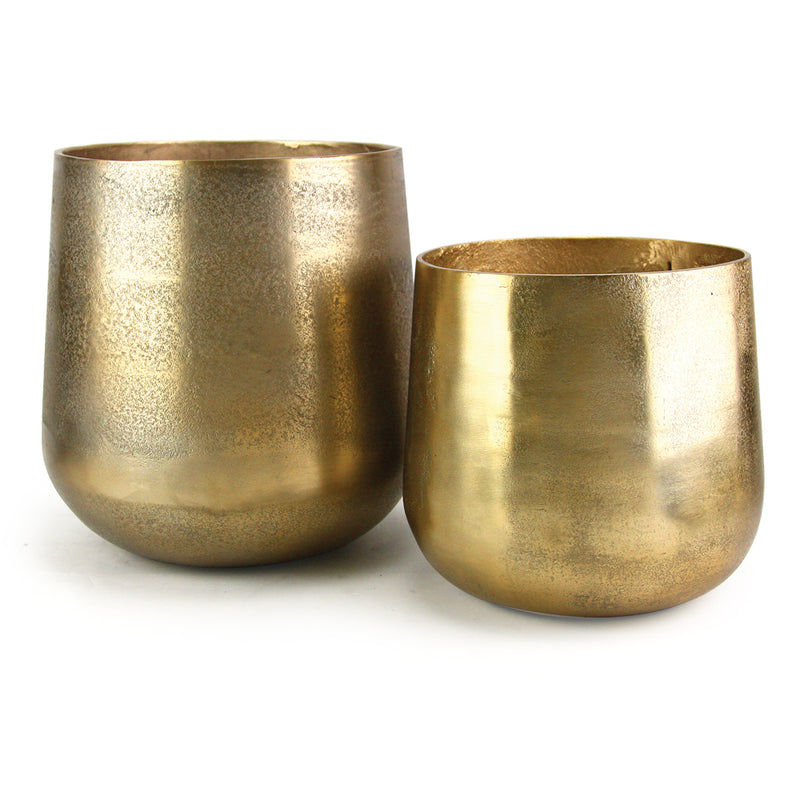 Metal Wash Texture Vase 31-0811, 31-0812 - Wholesale Designer Metal Candleholders & Candelabras, Modern Centerpieces, Contemporary Plant Stands in Bulk for Interior Design & Home Decor | Unlimited Containers Inc