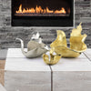 Metal Flame Bowl - Wholesale Designer Metal Candleholders & Candelabras, Modern Centerpieces, Contemporary Plant Stands in Bulk for Interior Design & Home Decor | Unlimited Containers Inc