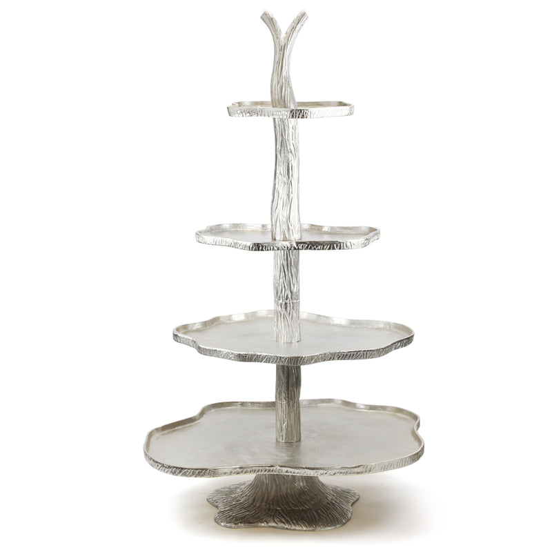 Multi-tiered Cake Stand - Wholesale Designer Metal Candleholders & Candelabras, Modern Centerpieces, Contemporary Plant Stands in Bulk for Interior Design & Home Decor | Unlimited Containers Inc