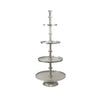 Aluminum Round Stacking Tier Stand - Wholesale Designer Metal Candleholders & Candelabras, Modern Centerpieces, Contemporary Plant Stands in Bulk for Interior Design & Home Decor | Unlimited Containers Inc