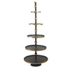 Aluminum Round Stacking Tier Stand - Wholesale Designer Metal Candleholders & Candelabras, Modern Centerpieces, Contemporary Plant Stands in Bulk for Interior Design & Home Decor | Unlimited Containers Inc