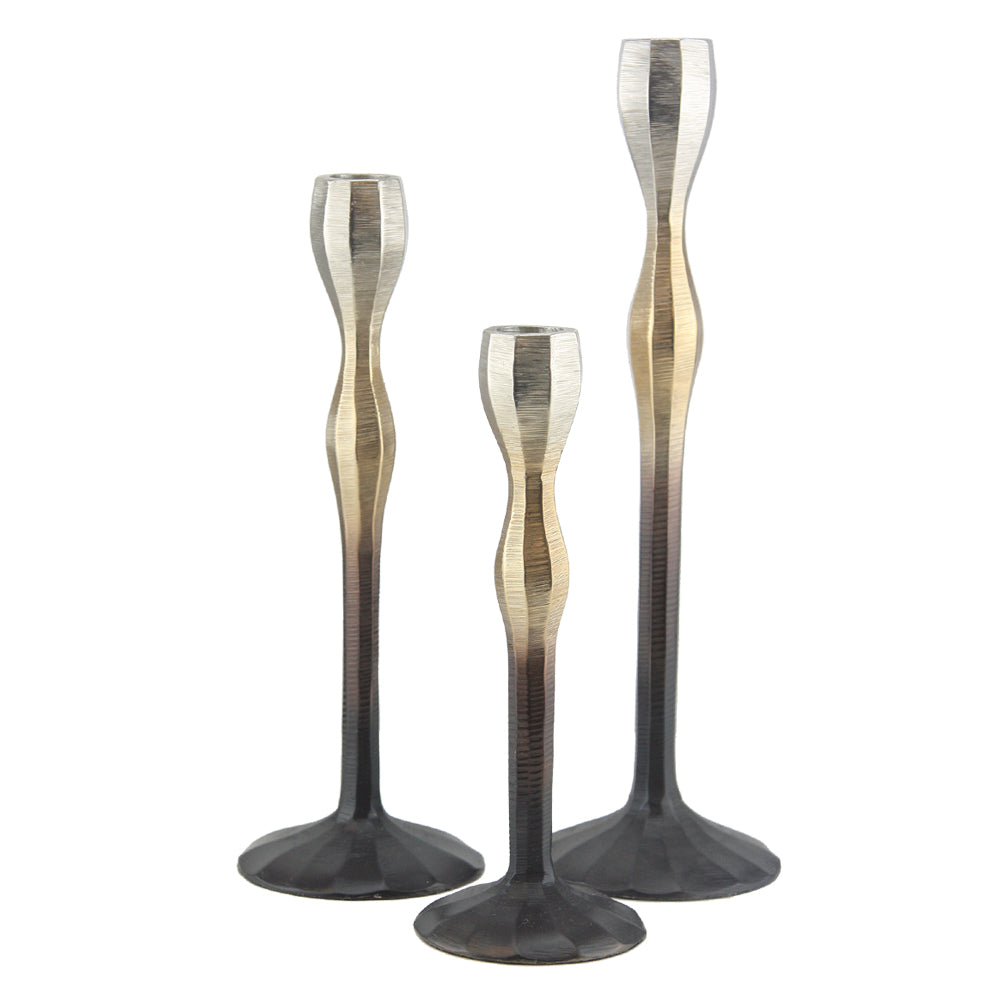 Ombre Candlestick - Wholesale Designer Metal Candleholders & Candelabras, Modern Centerpieces, Contemporary Plant Stands in Bulk for Interior Design & Home Decor | Unlimited Containers Inc