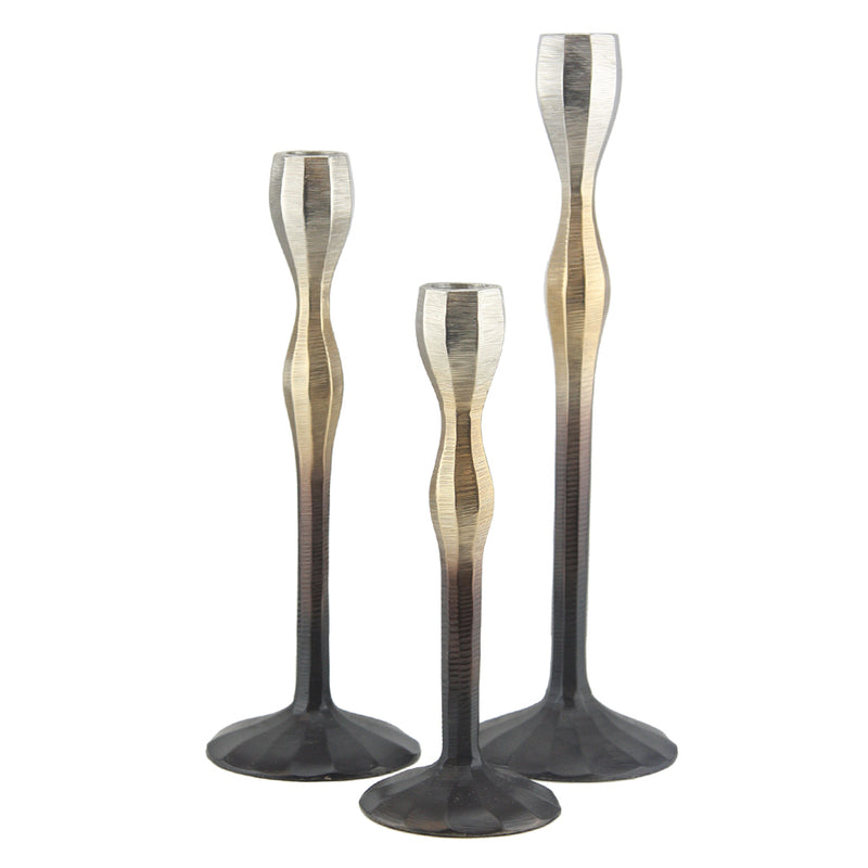 Ombre Candlestick - Wholesale Designer Metal Candleholders & Candelabras, Modern Centerpieces, Contemporary Plant Stands in Bulk for Interior Design & Home Decor | Unlimited Containers Inc