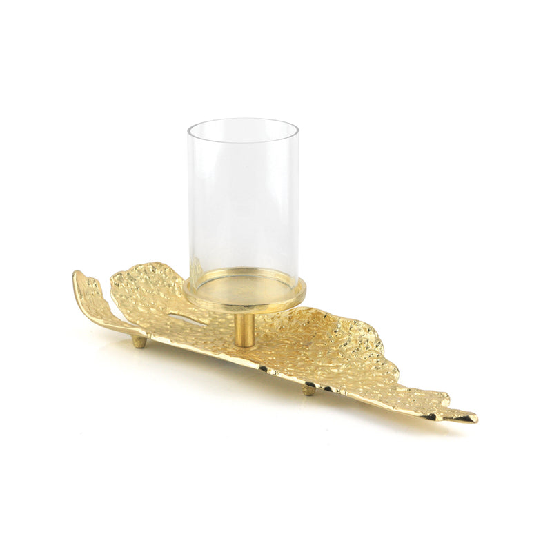 Metal Bark Candle Holder - Wholesale Designer Metal Candleholders & Candelabras, Modern Centerpieces, Contemporary Plant Stands in Bulk for Interior Design & Home Decor | Unlimited Containers Inc