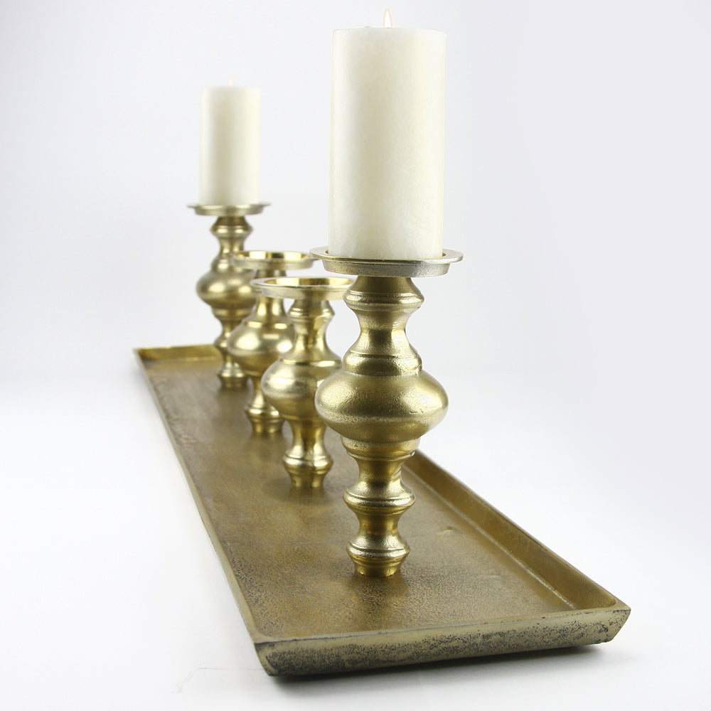 4-Stand Candle Holder Centerpiece